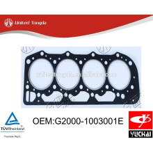 G2000-1003001E original yuchai YC4G cylinder head gasket for Chinese truck